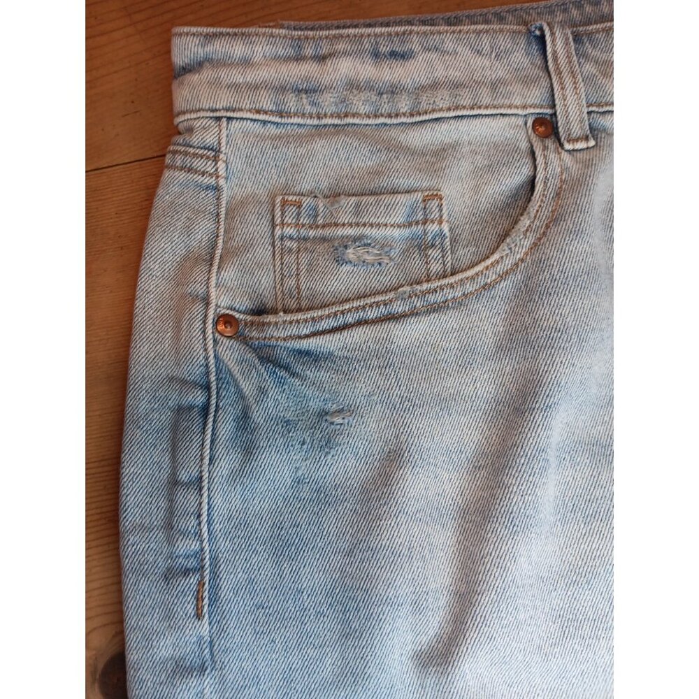 Lane Bryant Signature Fit Boyfriend Bermuda Jean Shorts Womens 14 Light Wash NWT - Picture 5 of 10